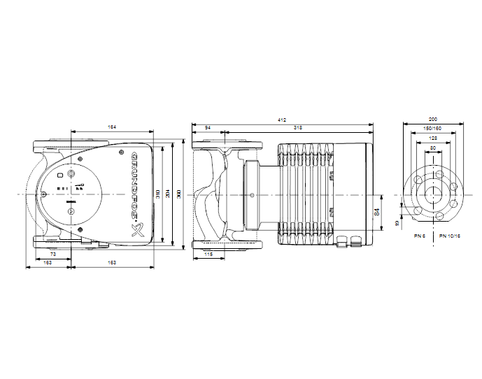 0122612 - MAGNA1 80-120 F 230V PN6 - 3