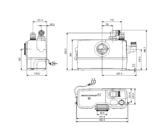 0520301 - SOLOLIFT2 WC-1 1x230V - 3