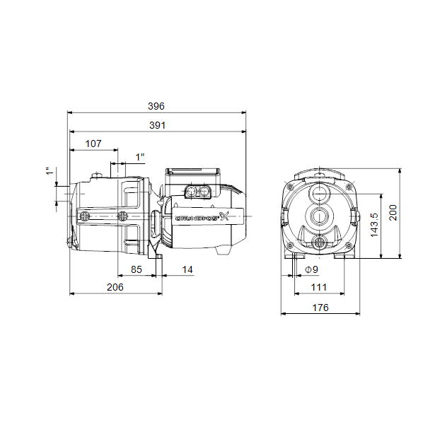0502111 - JPA 4-47 1x230V - 3