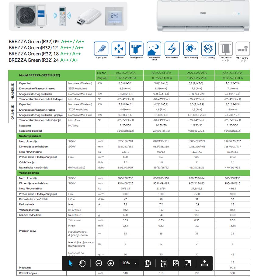 0001012 - VIVAX HOME hladnjak CF-260 W - 3